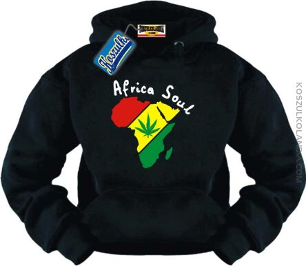 Africa Soul  - bluza z kapturem męska