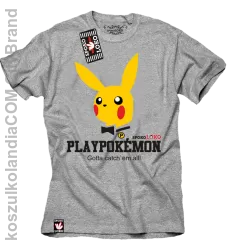 Play Pokemon - Koszulka męska melanż 