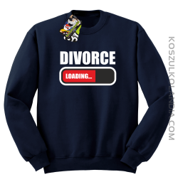 DIVORCE - loading - Bluza STANDARD granat