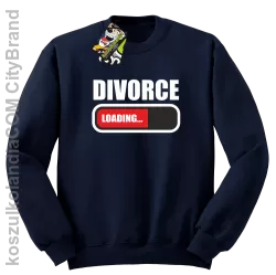 DIVORCE - loading - Bluza STANDARD granat