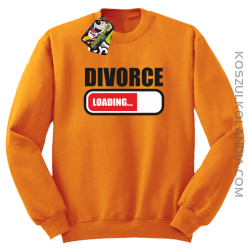 DIVORCE - loading - Bluza STANDARD pomarańcz