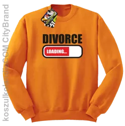 DIVORCE - loading - Bluza STANDARD pomarańcz