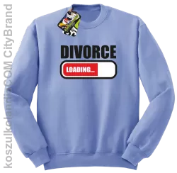 DIVORCE - loading - Bluza STANDARD błękit