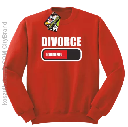 DIVORCE - loading - Bluza STANDARD red