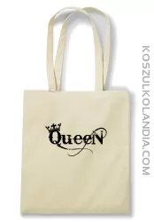 Queen Simple - Torba EKO beżowa 