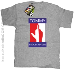 Tommy Middle Finger - Koszulka dziecięca melanż 