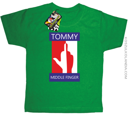Tommy Middle Finger - Koszulka dziecięca 
