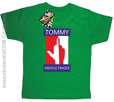 Tommy Middle Finger - Koszulka dziecięca 