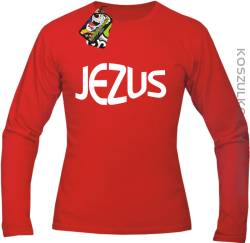 JEZUS Jesus christ symbolic - Longsleeve Męski - Czerwony