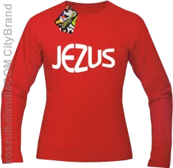 JEZUS Jesus christ symbolic - Longsleeve Męski - Czerwony