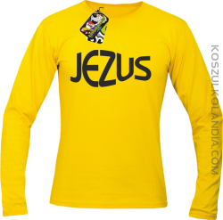 JEZUS Jesus christ symbolic - Longsleeve Męski - Żółty