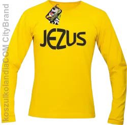 JEZUS Jesus christ symbolic - Longsleeve Męski - Żółty