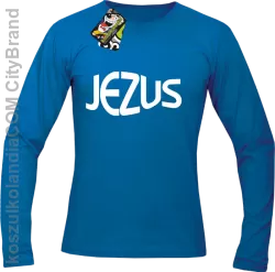 JEZUS Jesus christ symbolic - Longsleeve Męski - Niebieski