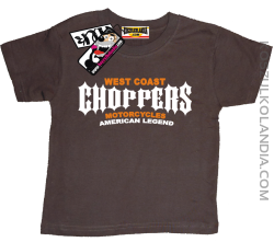 Choppers American legend - koszulka dla dziecka - brązowy
