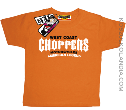 Choppers American legend - koszulka dla dziecka - pomarańczowy