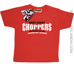 Choppers American legend - koszulka dla dziecka - czerwony
