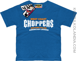 Choppers American legend - koszulka dla dziecka - niebieski