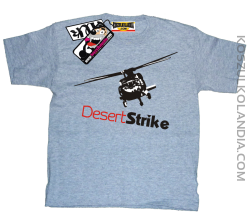 Desert Strike helikopter - super koszulka dla dziecka- melanż