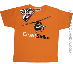 Desert Strike helikopter - super koszulka dla dziecka - pomarańczowy