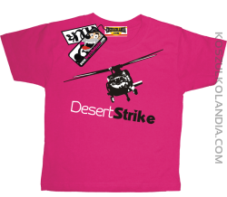 Desert Strike helikopter - super koszulka dla dziecka - różowy