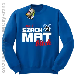 No i szach mat bitch - Bluza męska standard bez kaptura niebieska 