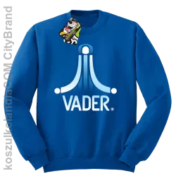 VADER STAR ATARI STYLE - Bluza męska standard bez kaptura niebieska 