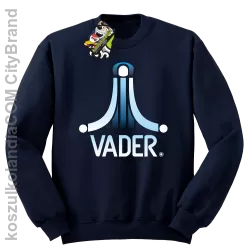 VADER STAR ATARI STYLE - Bluza męska standard bez kaptura granat