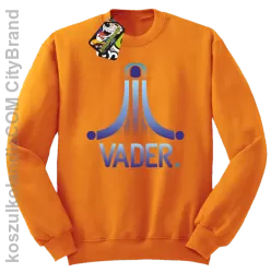 VADER STAR ATARI STYLE - Bluza męska standard bez kaptura pomarańcz 