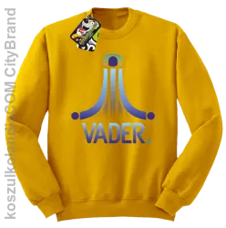 VADER STAR ATARI STYLE - Bluza męska standard bez kaptura żółta 