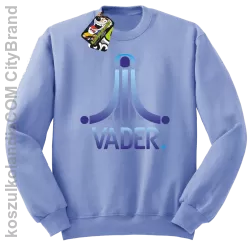 VADER STAR ATARI STYLE - Bluza męska standard bez kaptura błękit 