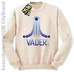 VADER STAR ATARI STYLE - Bluza męska standard bez kaptura beżowa 