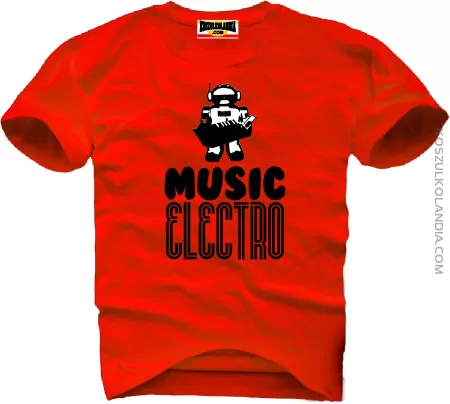 MUSIC ELECTRO Robot Rulezzzz - koszulka męska 