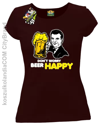 DON'T WORRY BEER HAPPY - Koszulka damska