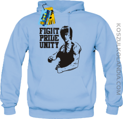 Fight Pride Unity - bluza męska - błękitny