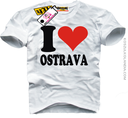 I LOVE OSTRAVA - koszulka męska 2