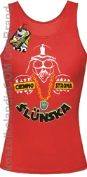 Ciemno strona Ślunska - Top damski czerwony 