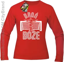 Broń Boże - Longsleeve męski red