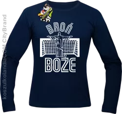 Broń Boże - Longsleeve męski granat