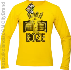 Broń Boże - Longsleeve męski żółty