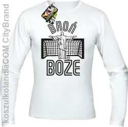 Broń Boże - Longsleeve męski biały