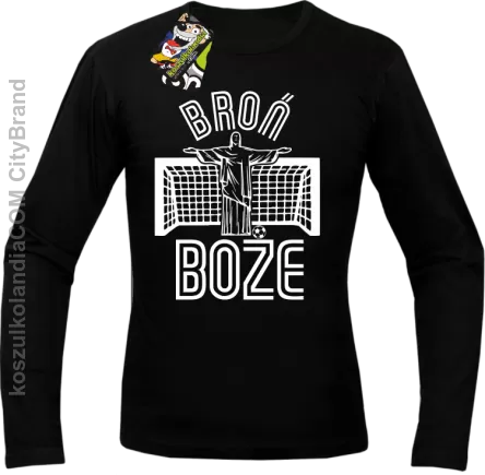 Broń Boże - Longsleeve męski czarny