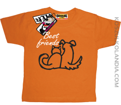 Best Friends - koszulka dla dziecka - pomarańczowy