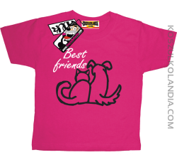 Best Friends - koszulka dla dziecka - różowy