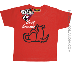 Best Friends - koszulka dla dziecka - czerwony