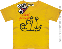 Best Friends - koszulka dla dziecka - żółty