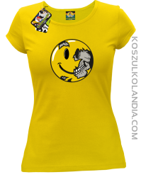 EMOTIKCOP - Koszulka damska żółta 
