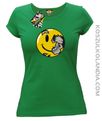 EMOTIKCOP - Koszulka damska zielona 