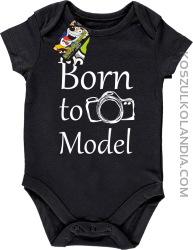 Born to model  - Body dziecięce czarny