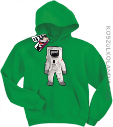 Kosmonauta - bluza dziecięca z nadrukiem - zielony