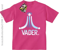 VADER STAR ATARI STYLE - Koszulka dziecięca fuchsia 